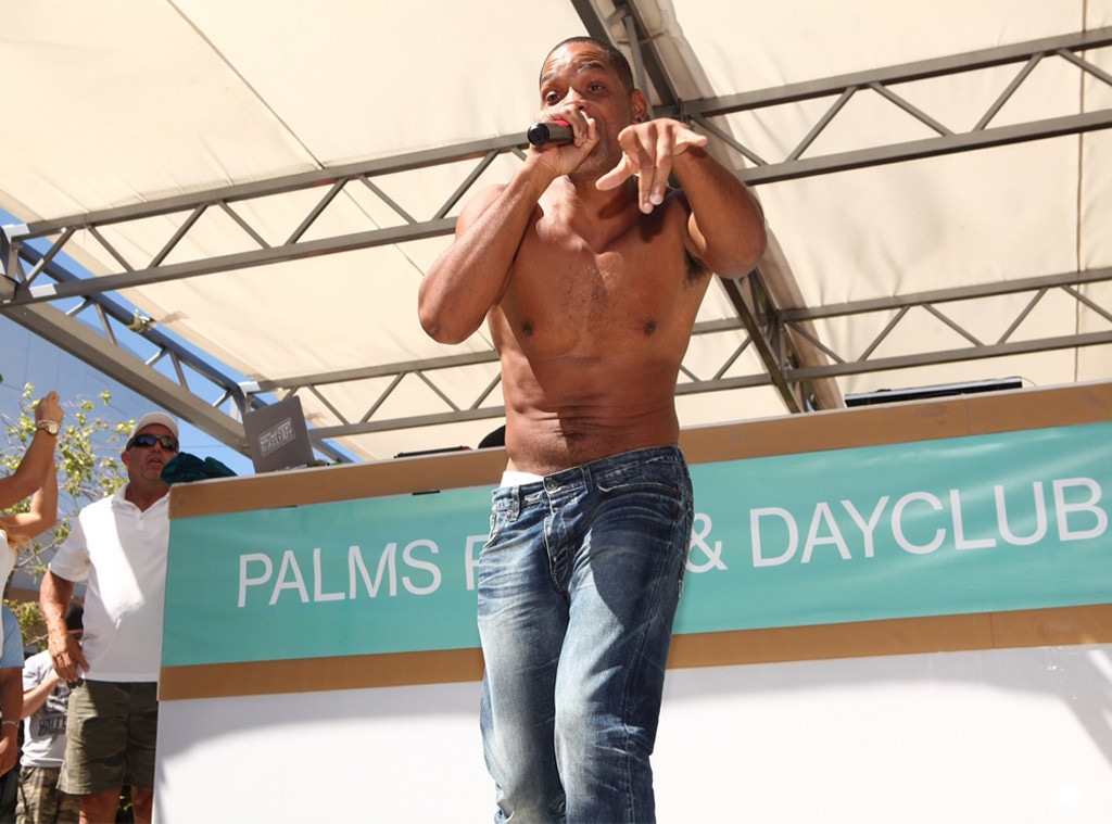 Shirtless Will Smith Reunites With Fresh Prince's DJ Jazzy Jeff - E! Online